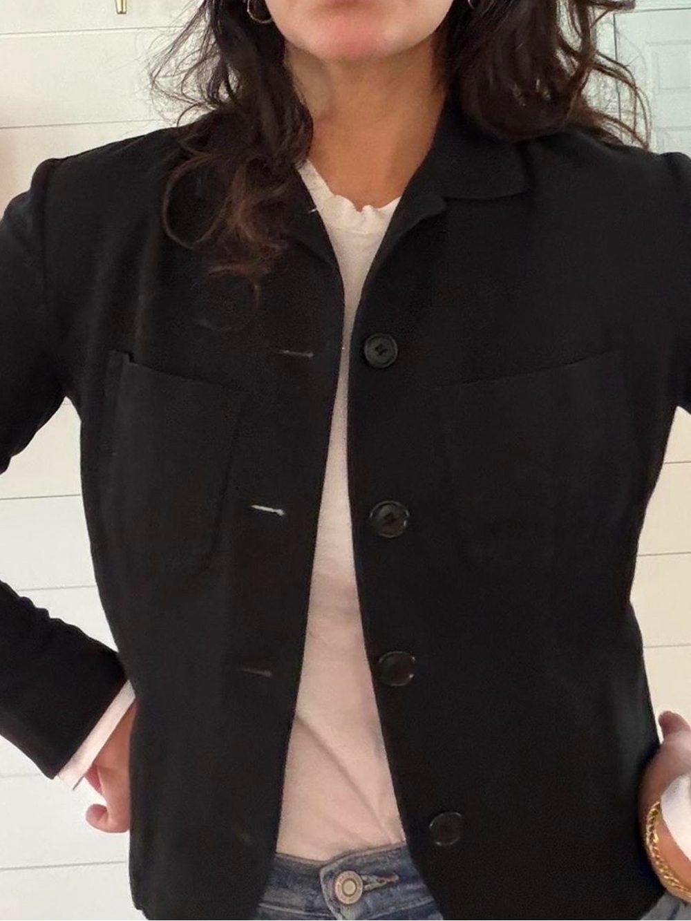 Vintage 90s Ralph Lauren Classic Black Women’s Short Jacket